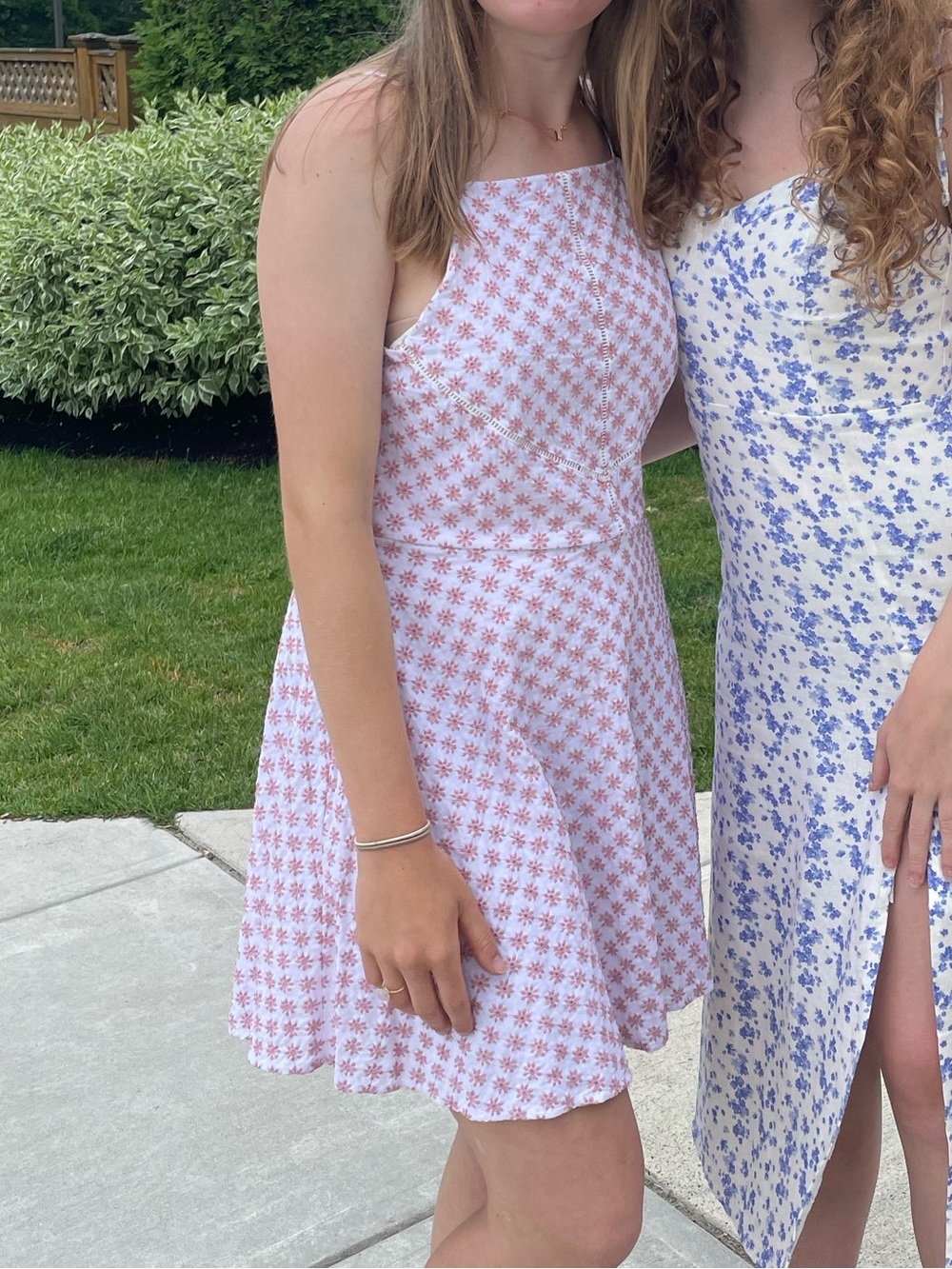 Floral embroidered dress